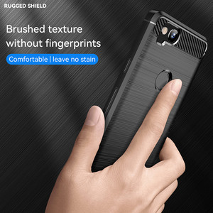 Fiber De carbone Antichoc Cas TPU Téléphone Cas Pour Google <span class=keywords><strong>Pixel</strong></span> 4 <span class=keywords><strong>4a</strong></span> 3 3a 2 XL Silicone De Protection Couverture Arrière - Product Image 2