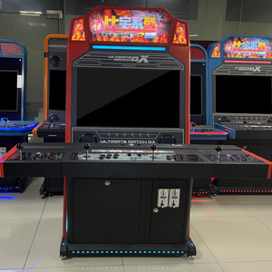 Machine d'arcade de combat rétro War King Pandora, avec scanner <span class=keywords><strong>commercial</strong></span> et joystick à monnayeur, type Street Fighter - Product Image 1
