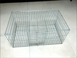 Metal Mobile Cage Pet Breeding Metal Chicken Coop Chicken <strong>Run</strong> for Yard with Cover <strong>Outdoor</strong> for Outside Duck Rabbit Hen - Product Image 2