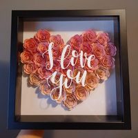 Cadre photo moderne en verre 4x6 avec plexiglas HD et boîtier en bois profond pour portrait et fleurs