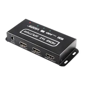 מפעל בתפזורת סדר HDMI1.4 4K @ 30Hz 2 יציאות HDMI ספליטר עם הרכבה בסוגריים סיטונאי מחיר