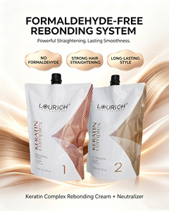 Crema Profesional para Alisado Permanente del Cabello LOURICH, Tratamiento de Keratina para Alisado, Venta al por Mayor, Marca Privada OEM - Product Image 1