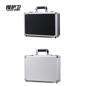 Aluminum Travel Case Portable <strong>Briefcase</strong> Tool <strong>Storage</strong> Case OEM ODM Support Metal Plastic Printable Logo - Product Image 6
