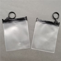Sac d'emballage de bijoux de poche en plastique en gros, petit sac d'emballage sac zip-lock rose avec impression personnalisée propre logo