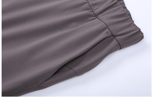 Summer and Sprin Naked Feeling Yoga Pants Draw String Waistband Stretchable Sports Leisure Cropped Yoga Pants - Product Image 5