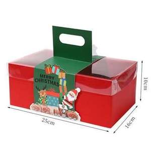 Boîte Cadeau de Noël de Luxe Recyclable en Gros avec Doublure en Mousse pour Bonbons, Noix, Chocolats, Gâteaux et Pâtisseries, Fermeture <span class=keywords><strong>Magnétique</strong></span> - Product Image 2