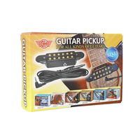 Grosir Sederhana Portabel Gaya Bebas Alat Musik Suara Mikrofon Amplifier Gitar Pickup untuk Asli Gitar Klasik Rakyat