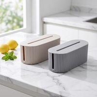 Boîte de gestion des câbles, boîte de dissimulation pour multiprises, organiseur de câbles de bureau pour dissimuler les cordons de chargeur et les câbles d'alimentation
