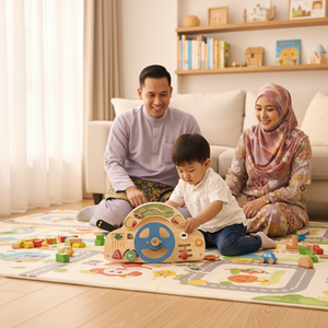 Volant en bois pour enfants, planche d'activités, jouets éducatifs pour développer les compétences de base, jouets de voyage pour activités éducatives des tout-petits - Grande <span class=keywords><strong>Vente</strong></span> - Product Image 6