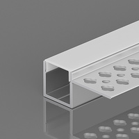Nouveau profilé en aluminium, extrusion de canal, dissipateur de chaleur, diffuseur PC, profilé en aluminium encastré pour plafond, éclairage linéaire