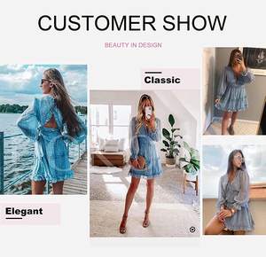 Abiti eleganti per <span class=keywords><strong>Dama</strong></span> Kleider Vestido Elbise Knit Plus Size abiti caldi abiti da donna - Product Image 5