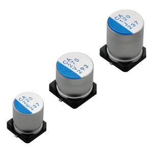 PCA1E471MCL1GS Componentes Electrónicos Originales de Proveedores, Nuevo Condensador de Aluminio Polimérico 470UF 20% 25V SMD - Product Image 1