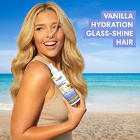Spray revitalisant sans rinçage pour femmes, marque privée, au miel naturel et vitamine E, hydratant et anti-frisottis