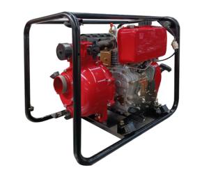 Système de pompe à eau diesel haute performance de deux pouces et cinq chevaux avec démarrage électrique intégré pratique - Product Image 4