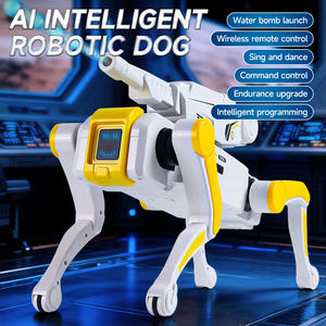 Su Polo ile DWI Dowellin AI uzaktan kumandalı Robot köpek, çocuk için ışıkları ile <span class=keywords><strong>2</strong></span>.4GHZ çok fonksiyonlu programlama dublör Robot köpek - Product Image 2