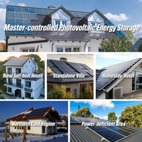 Generador Solar de Silicio Monocristalino PERC Personalizado, Estación de Energía Conectada a la Red para Fábricas y Escuelas, Sistema Fotovoltaico de Control Maestro