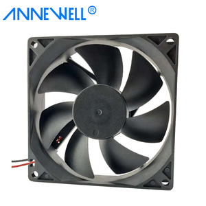 Vente directe usine – Ventilateur <span class=keywords><strong>de</strong></span> refroidissement axial DC sans balais à roulement à manchon, 92*92*25, 2 fils, 12V, faible bruit, pour imprimante photo, en plastique, modèle 9225 - Product Image 2