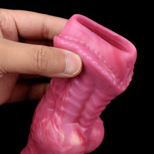 Extensor de Pene Reutilizable al por Mayor, Funda de Pene Realista de Silicona Suave, Juguete Sexual Masculino para Agrandamiento del Pene - Product Image 5