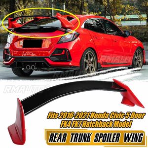 สปอยเลอร์หลังรถยนต์ FK4 FK7 สำหรับ Honda Civic 5 ประตู FK4 FK7 Hatchback ปี 2016-2021  ครีบสปอยเลอร์ฝากระโปรงท้าย - Product Image 1
