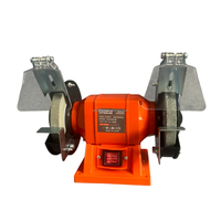 Mini-meuleuse électrique de 5 pouces pour l'affûtage de couteaux et d'outils, avec deux meules et protections, machine à meuler électrique