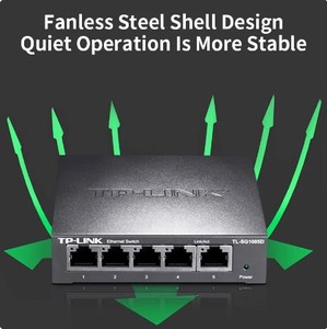 <span class=keywords><strong>TP</strong></span>-<span class=keywords><strong>Link</strong></span> 5 puertos 220V switch Ethernet 100M Plug and Play mini switch LAN Smart switches TL-SG1005D - Product Image 5