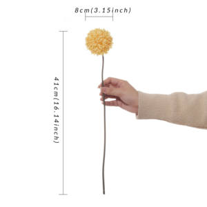 Искусственные хризантемы не требуют ухода и подходят для длительного украшения дома, а также для свадеб. - Product Image 2