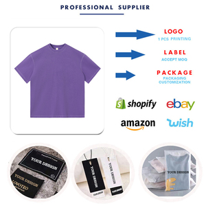 Áo thun cotton 100% chất lượng cao 260 gram, thiết kế tùy chỉnh, size lớn, in logo theo yêu cầu, bán sỉ, dành cho nam - Product Image 4