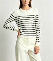 Pull en maille torsadée élégant pour femme, col montant, bouton en métal à œillet, manches longues, chaud, pour l'automne et l'hiver
