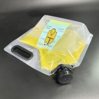 Emballage de boisson liquide en plastique recyclé 1L 2L Doypack Demi-gallon Sac de boisson en plastique Emballage de boisson en sachet avec bec verseur