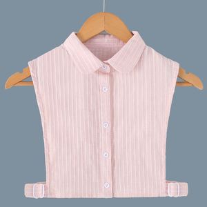 Scarpe rosa personalizzate con volant mezza camicia con colletto finto staccabile da <span class=keywords><strong>donna</strong></span> senza maniche con colletto Dickey per cappotto - Product Image 6