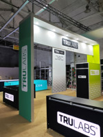 20-20 Système de stand de salon modulaire portable LED Toile de fond Teinture Tissu Impression par sublimation Taille personnalisable Léger