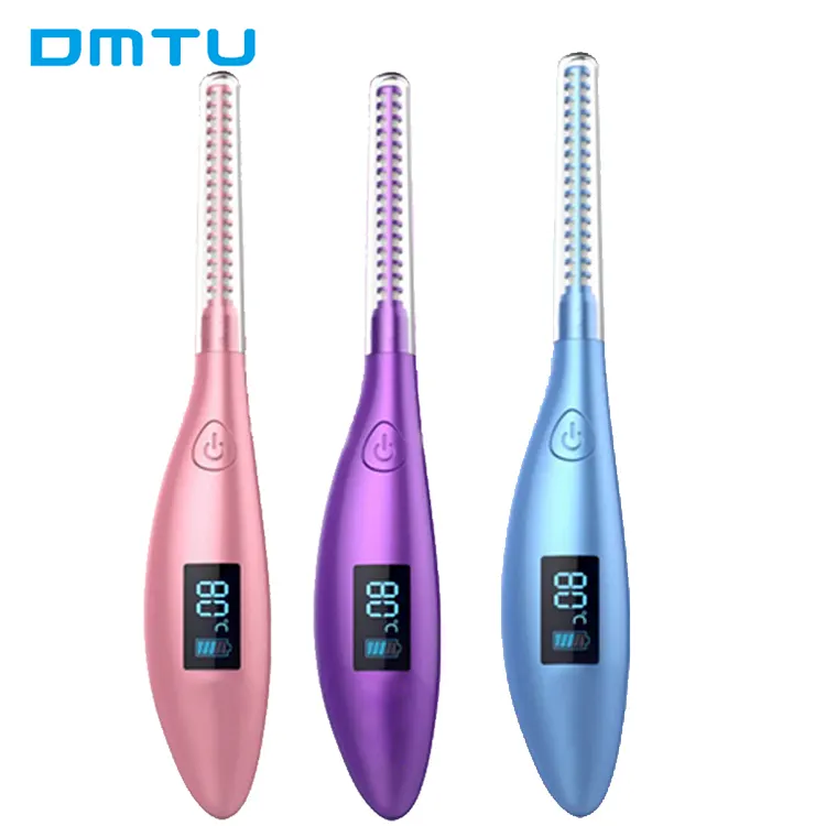 DMTU 2 Levels Lash Care Mini Vibrating Heated Electric Eyelash Curler