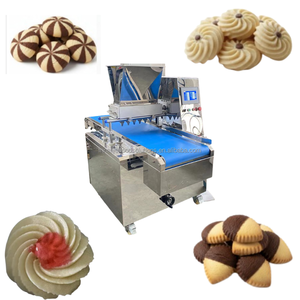Macchina Professionale ad Alta Velocità <span class=keywords><strong>per</strong></span> la Produzione di <span class=keywords><strong>Biscotti</strong></span> con Ripieno, Attrezzatura <span class=keywords><strong>per</strong></span> la Formatura di <span class=keywords><strong>Biscotti</strong></span> al Burro con <span class=keywords><strong>Stampi</strong></span> Intercambiabili <span class=keywords><strong>per</strong></span> Panifici - Product Image 1