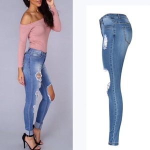 กางเกงยีนส์ขาดทรงบอยเฟรนด์เอวสูงสำหรับผู้หญิง สไตล์วินเทจเท่ๆ ทรงตรง ใส่สบายสำหรับสาวๆ กางเกงยีนส์ทรงสลิมสำหรับผู้หญิง - Product Image 6