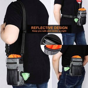 Free Sample Lightweight Fashion Waterproof Waist Pack Pet <b>Dog</b> Treat <b>Pouch</b> Bag with Drawstring Inner - Product Image 2