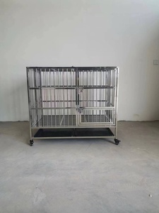 ORIENPET & OASISPET <span class=keywords><strong>Cage</strong></span> pour chien pliable S.S. avec porte d'alimentation Vente en gros de supports à fond plat Stocks prêts JJFD12987 <span class=keywords><strong>Cage</strong></span> pour animaux de compagnie Produit - Product Image 3