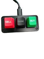 Clavier de trading boursier rapide pour la vente, l'achat et la gestion des stocks – Outil ultime pour le trading à prix limité – Clavier de trading MT5 à 3 touches