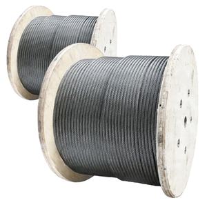 כבל פלדה עתיר פחמן 1mm-28mm (כולל 1mm 8mm 12mm) משטח חלק/מלוטש ASTM פלדה מצופה PVC לחיתוך בקור - Product Image 2