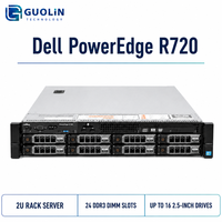Serveur Dell PowerEdge R720 double socket 2U en rack pour centres de données haute densité et réseaux ERP professionnels