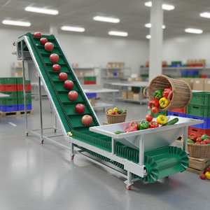 Fabrieks prijs transportband met hellende klimband van roestvrij staal voor restaurantlogistiek en vrachtwagenlading - Product Image 3