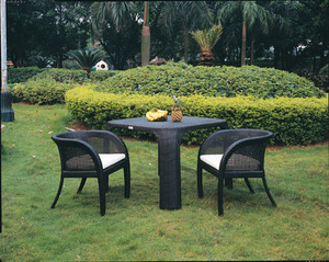 Bàn ăn ngoài trời và ghế đặt mây <span class=keywords><strong>wicker</strong></span> đồ nội thất ăn uống - Product Image 5