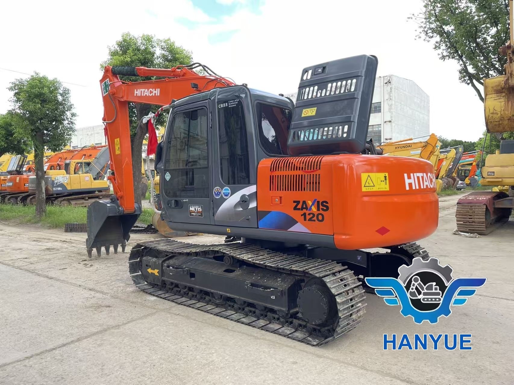 Used Hitachi ZX120 Excavator 12Ton 2022 Year Original Zaxis 120