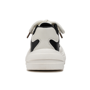 Nouvelles chaussures de sport décontractées à lacets, à bout rond, à talon épais, durables, de couleur blanche, tendance automne - Product Image 3