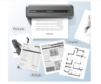 Phomemo Impresora portátil M832 300dpi Térmica inalámbrica para viaje Impresora sin tinta Soporte 8,5 ''X 11'' Carta de EE. UU. y papel A4