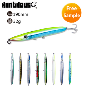 Hunthouse 190mm 32g OEM vente en gros de haute qualité 3D yeux flottant leurres de pêche crayon - Product Image 1