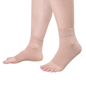 Chaussettes de compression à bout ouvert Fengqiao, soutien du pied, soutien de la cheville, chaussettes élastiques, soutien de la voûte plantaire, respirantes et confortables. - Product Image 2