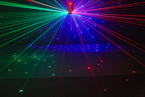 KTV 100W RGBW DMX efecto láser estroboscópico Led Flying Star Hammer Beam cabeza móvil luz DJ fiesta <span class=keywords><strong>Disco</strong></span> evento KTV Club iluminación - Product Image 5