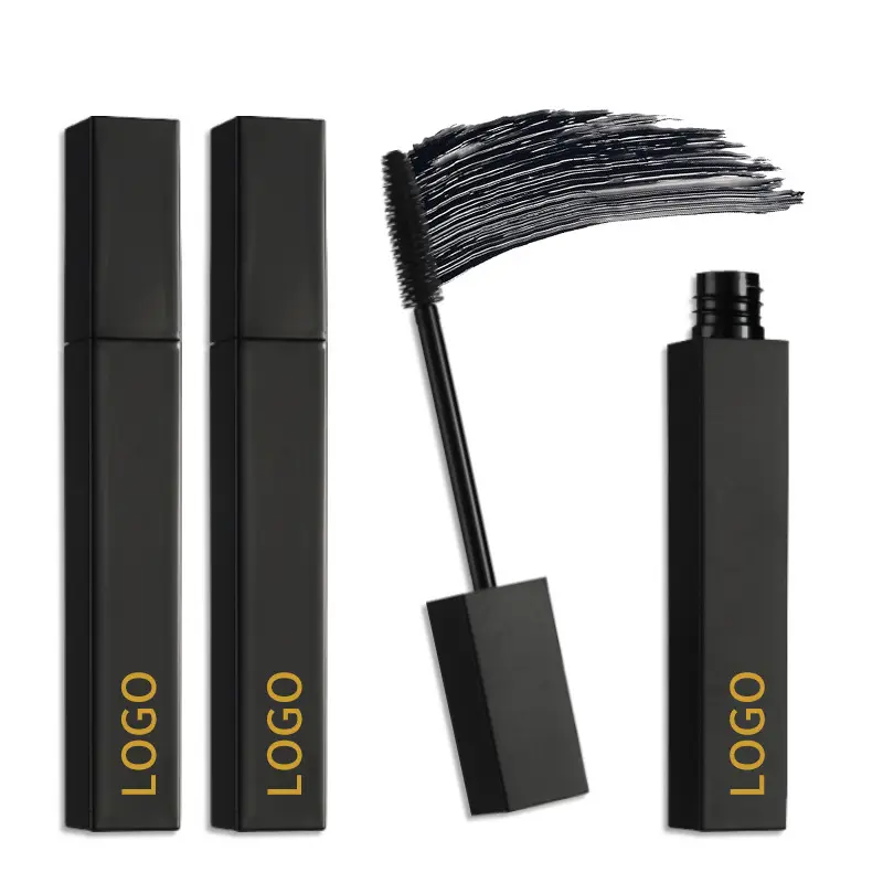 Mới Trang Điểm Mắt Lash Màu Đen Không Thấm Nước 4D Sợi Lụa Lông Mi Mascara Vegan Không Thấm Nước 3D Maxi Khối Lượng Bàn Chải Mascara Nhãn Hiệu Riêng