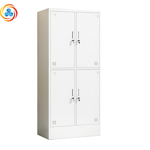 Iron Steel Storage Cabinet with Electronic Lock & Key Lock Rust Resistant Office Filing Cabinet with Adjustable Shelves - Product Image 3
