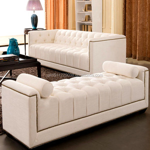 Di alta Qualità di stile moderno a buon mercato chesterfield comodo da sposa bianco divano in tessuto <span class=keywords><strong>mobili</strong></span> <span class=keywords><strong>soggiorno</strong></span> - Product Image 5